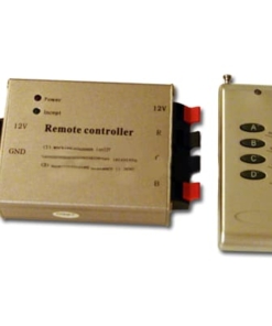 RGB juostos valdiklis V-TAC 12A RADIO (4 mygtukai)
