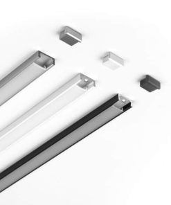 Aliuminio LED profilis KLUS MICRO, be dangtelio